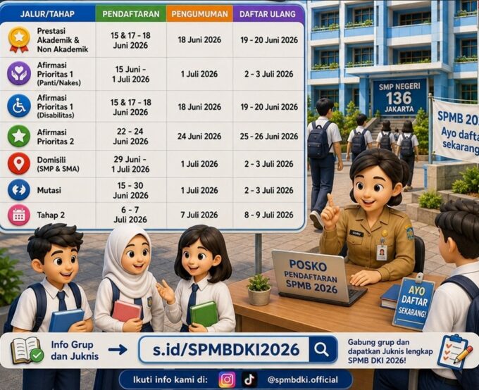 Informasi Resmi SPMB 2026 SMP Negeri 136 Jakarta